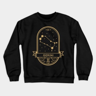 Gemini Gold Sigil Crewneck Sweatshirt